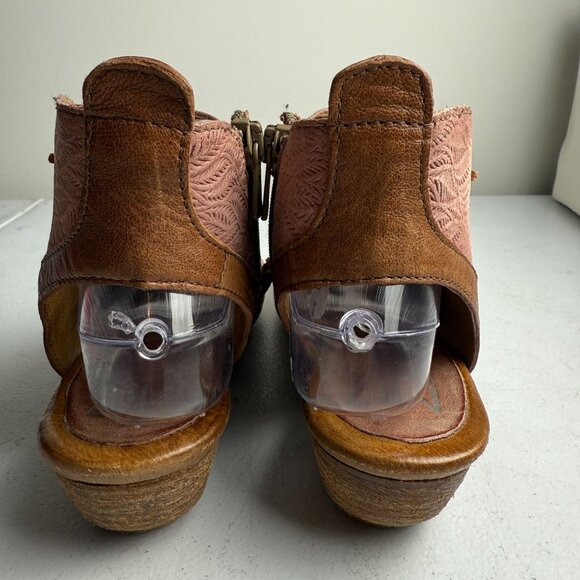 Miz Mooz Celia Leather Open Toe Sandals Blush Pink Size EU 38 US 7.5 - Picture 7 of 10